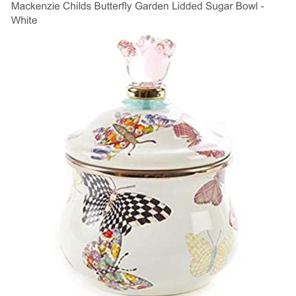 Mackenzie childs sugar bowl